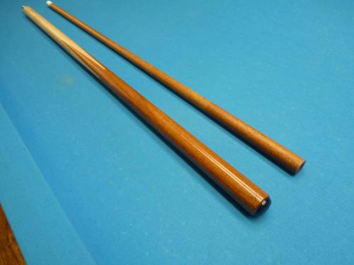 My first break cue using a Goncalo Alves shaft
