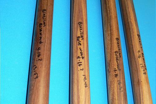 A few pieces of Brazilian Rosewood for some special cues