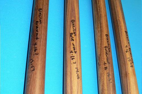 A few pieces of Brazilian Rosewood for some special cues